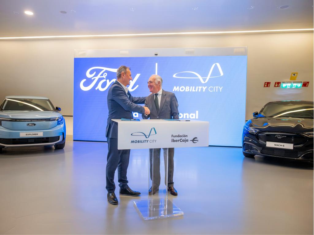 Fundación Ibercaja y Ford España firman por segundo año un acuerdo de colaboración para contribuir al desarrollo de Mobility City 