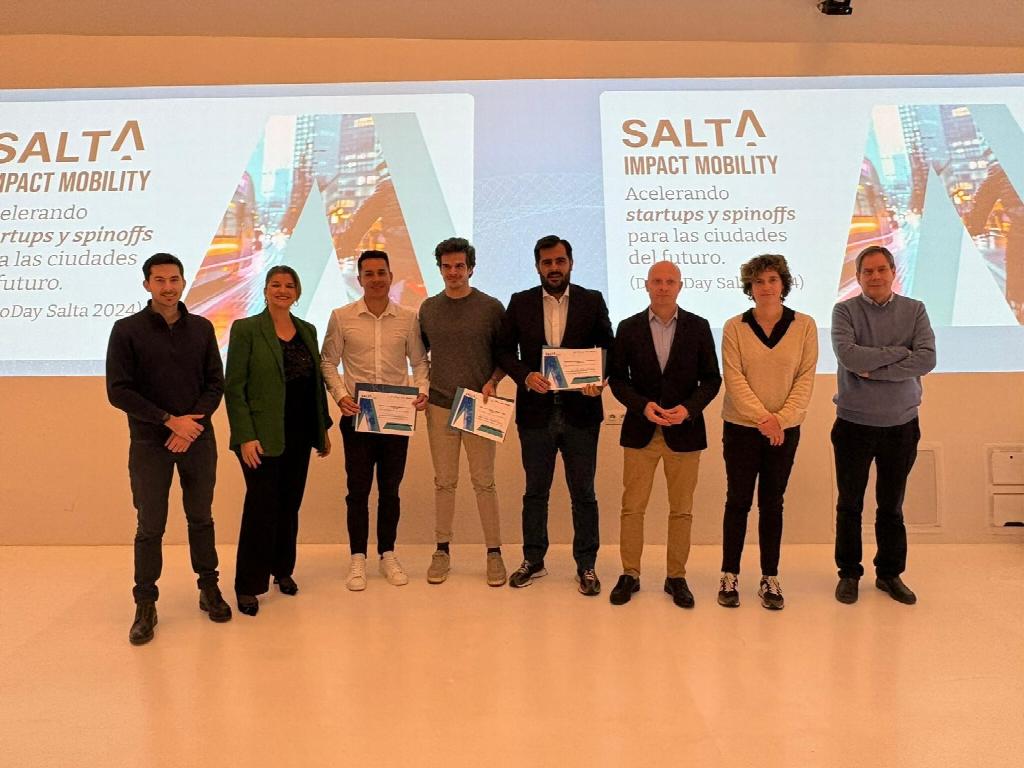 El programa Salta 2024 reconoce a tres startups sus soluciones empresariales sobre movilidad e innovación urbana sostenible